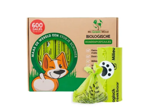 Bio Hondenpoepzakjes 600 stuks Mr. Green Mind