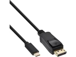Kabel inLine USB-C Displayport 3.1 4K M/M 2 meter zwart