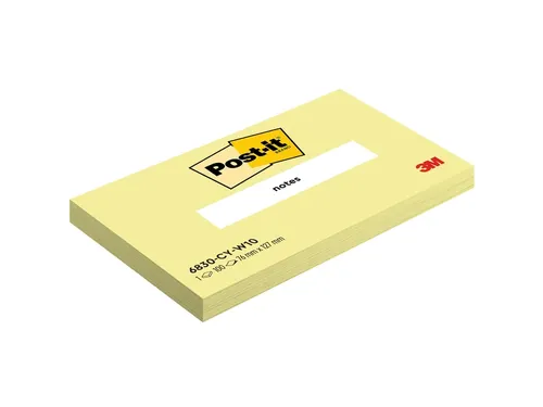 Memoblok 3M Post-it 6830 Notes76x127mm Canary Yellow 100 vel
