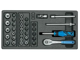1500 ES-20 Dopsleutelassortiment 1/4 inch in 1/3 ES-module - 1