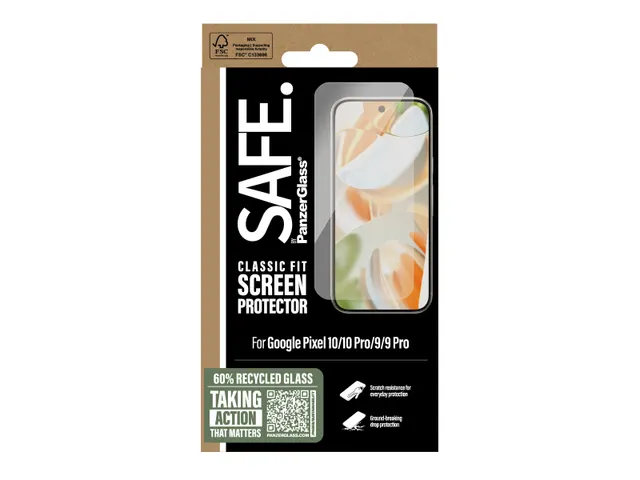 PanzerGlass SAFE. by Screen Protector Google Pixel 10 | 10 Pro | 9