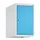 opzetkast,v. locker,1vak.,vak B 300mm,HxBxD 500x300x500mm,vleugeldeur
