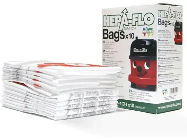 Numatic Hepa Flo Stofzuigerzak NVM-1CH microvezels 10 stuks