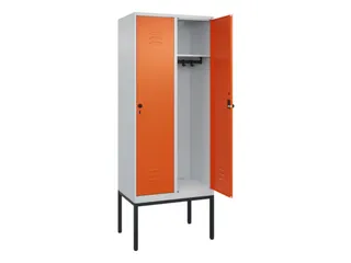 locker,HxBxD 2120x800x500mm,2vak,vak B 400mm,draaigrendel - 2