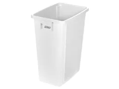 afvalverzamelaar,60l,HxBxD 580x320x460mm,romp PP wit,gesloten