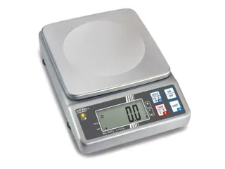 tafelweegschaal,platform BxD 175x165mm,RVS,weegbereik 0-1,5kg - 1