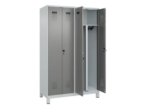PBM-locker,HxBxD 1950x1200x500mm,4vak,vak B 300mm,draaigrendel