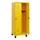 schoollocker,HxBxD 1630x600x500mm,2vak,vak B 300mm,draaigrendel,voeten