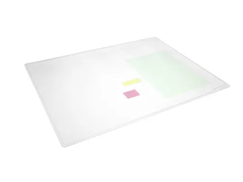 Schrijfonderlegger Duraglas 50x65cm Transparant Kunststof