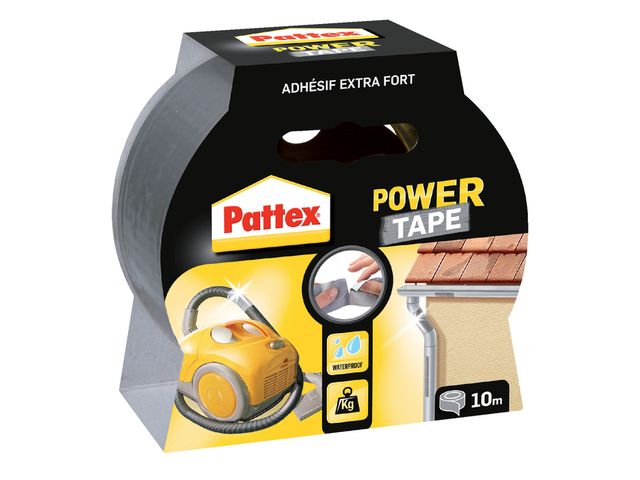 Plakband Pattex Power Tape 50mmx10m grijs | WerkplaatsartikelenShop.be