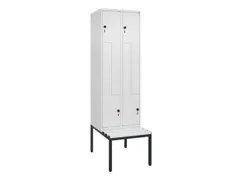 Z-garderobekast,HxBxD 2120x600x815mm,2vak,vak B 300mm,draaigrendel