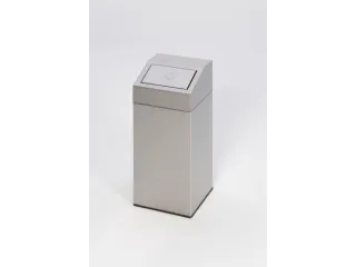 Afvalverzamelaar 76 Liter 890x380x380mm Sticker Metaal Antiekzilver - 3