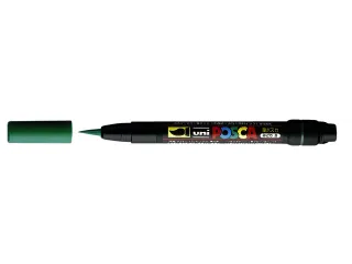 Brushverfstift Posca PCF350 Penseelpunt 1-10mm Groen - 2
