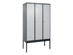 locker voor scheiding van kleding,HxBxD 2120x1200x500mm,3vak