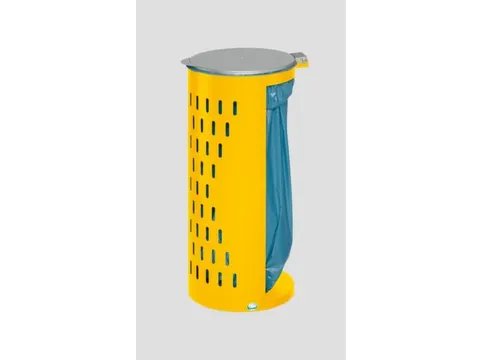 Afvalverzamelaar Opengewerkt 120 Liter 850x380x440mm Ral1023