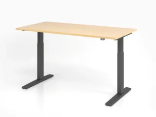 Elektrisch in hgte vst. zit-sta-bureau,HxBxD 700-1200x1600x800mm - 1