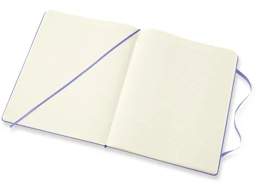 Notitieboek Moleskine XL 190x250mm lijn hard cover hydrangea blue