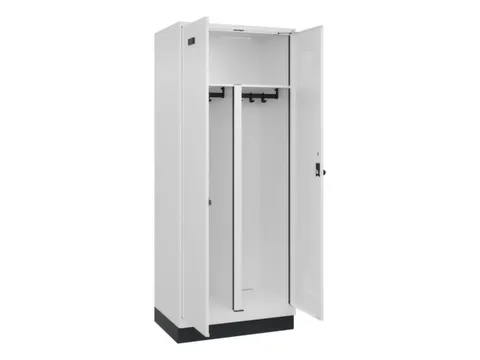 PBM-locker,HxBxD 1950x800x500mm,2vak,vak B 400mm,draaigrendel