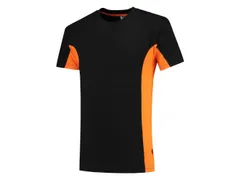 Tricorp 102002 T-shirt, zwart/oranje, maat 3XL, per stuk