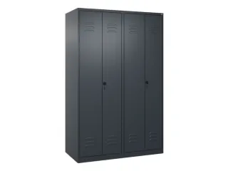 locker voor scheiding van kleding,HxBxD 1850x1200x500mm,4vak - 1
