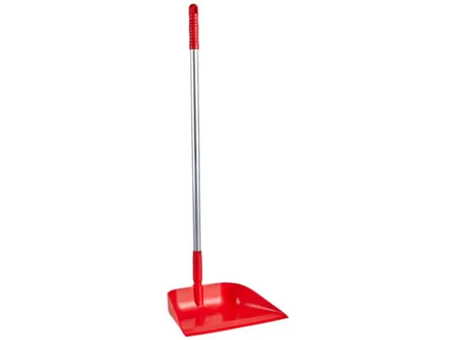 Vikan 56624 Hygiene Stofblik Met Steel 75cm Rood