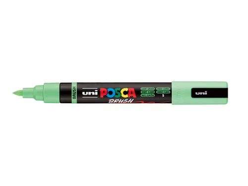 Paintmarker Uni POSCA PC-5BR brushpunt M lichtgroen