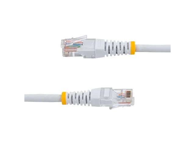 15m Cat5e Gegoten RJ45 UTP Netwerkkabel wit