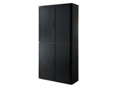 Roldeurkast HxBxD 2040x1100x415mm 4 Oh Zwart