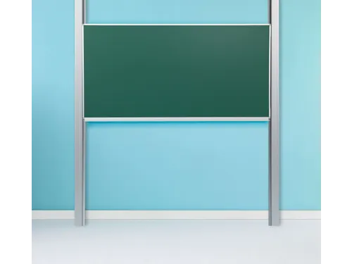 Schoolbord Enkelvlaksbord 120x200cm Kolom Krijtbord Groen Emaille