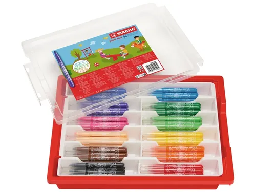 Extra dikke viltstift STABILO power max Classpack