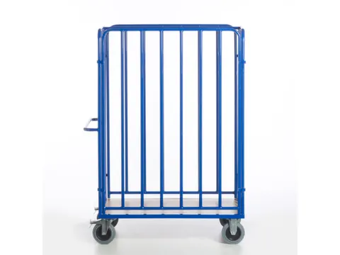 pakketwagen,draagverm. 600kg,laadvl. LxB 1200x740mm,houtetage,RAL5010