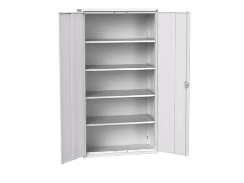 universele kast,HxBxD 2000x1050x550mm,4xStalen bodem,draaigrendelslot