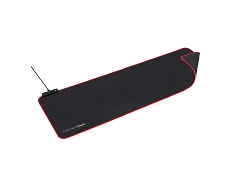 GXT 764 Glide-Flex XXL Muismat met RGB-verlichting 93x30cm zwart
