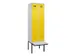 locker met bank,voor scheiding van kleding,HxBxD 2120x600x815mm,2vak