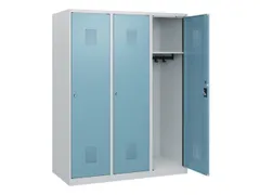 schoollocker,HxBxD 1530x1200x500mm,3vak,vak B 400mm,cil.-slot