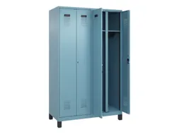 locker voor scheiding van kleding,HxBxD 1950x1200x500mm,4vak