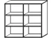 kantoorstelling,HxBxD 1150x1200x430mm,decor romp esdoorn