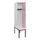 locker met bank,HxBxD 1950x400x815mm,1vak,vak B 400mm,cilinderslot