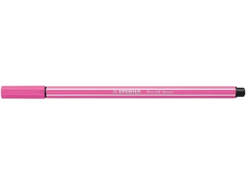 Viltstift STABILO Pen 68/056 medium neon roze