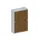Schuifdeurkast 1540x1000x430mm Romp Lichtgrijs Decor Front Noten