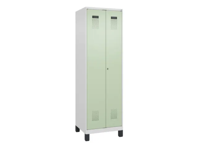 locker voor scheiding van kleding,HxBxD 1950x600x500mm,2vak