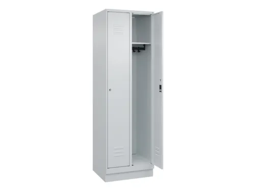 locker,HxBxD 1950x600x500mm,2vak,vak B 300mm,cil.-slot,sokkel
