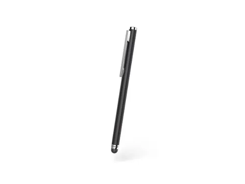 Stylus Pen Hama Slim met soft touch punt en clip zwart