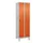 locker,HxBxD 1950x600x500mm,2vak,vak B 300mm,draaigrendel,voeten