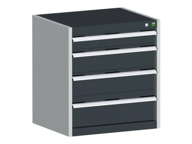 ladekast HxBxD 700x650x650mm 5laden romp RAL7035 front RAL7016
