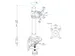 Monitorarm 1 scherm Bureauklem en doorvoer 12-30 inch