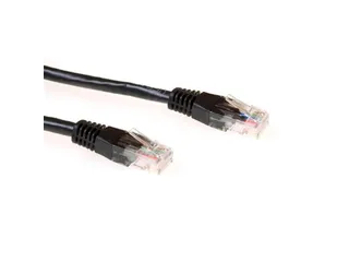 CAT6 U/UTP Netwerkkabel, CCA, 3m, Zwart - 1