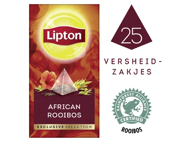 Thee Lipton Exclusive Afrikaanse rooibos 25x2gr