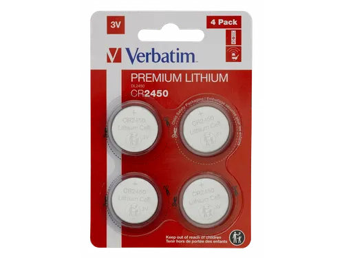 CR2450 3V lithiumbatterij (4-pack)