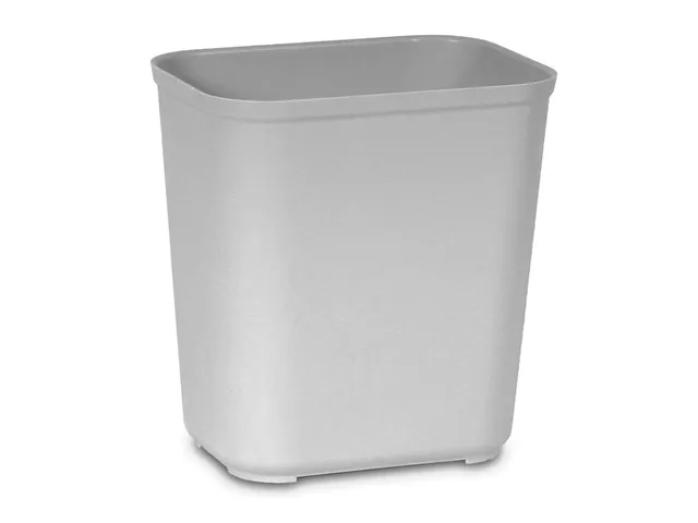 Corbeille ininflammable 26,5 litres gris
